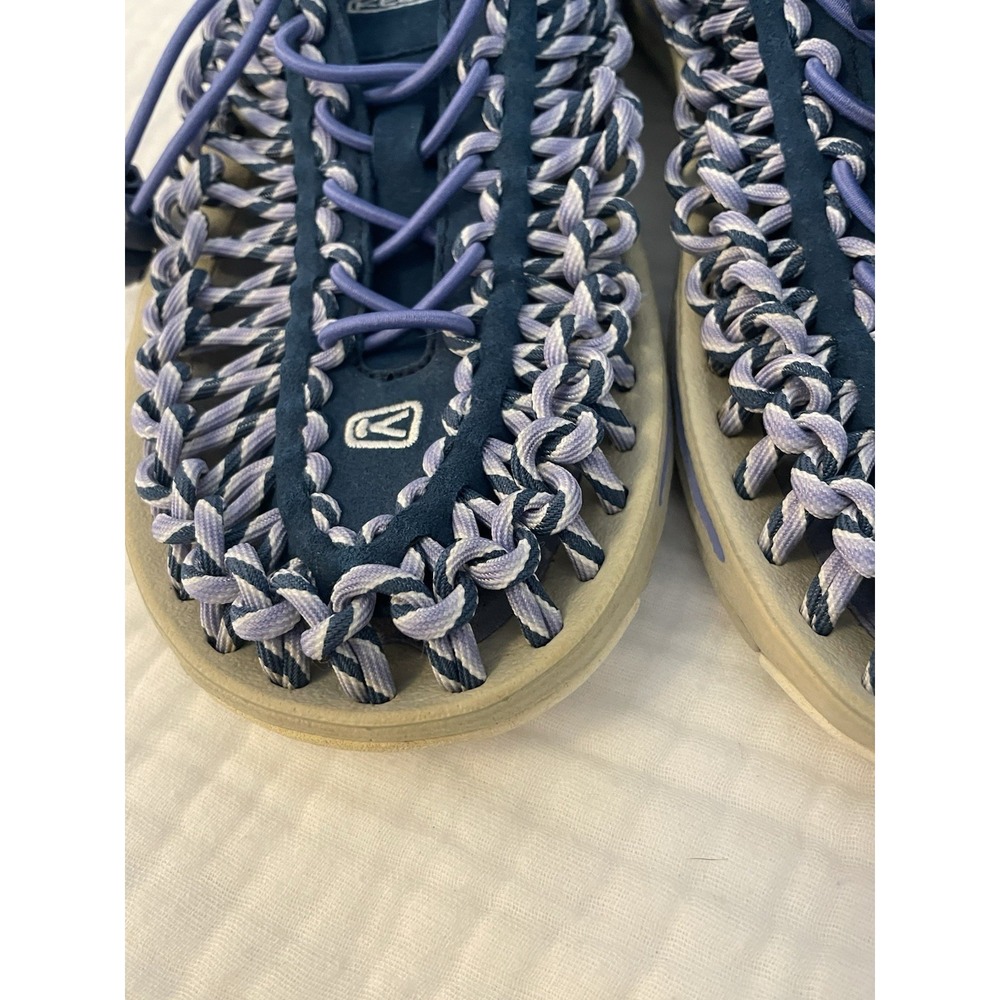 Keen Uneek Poseidon blue Purple Braided Cord Outdoor Sandals Womens 7 EU 37.5 - Picture 5 of 8